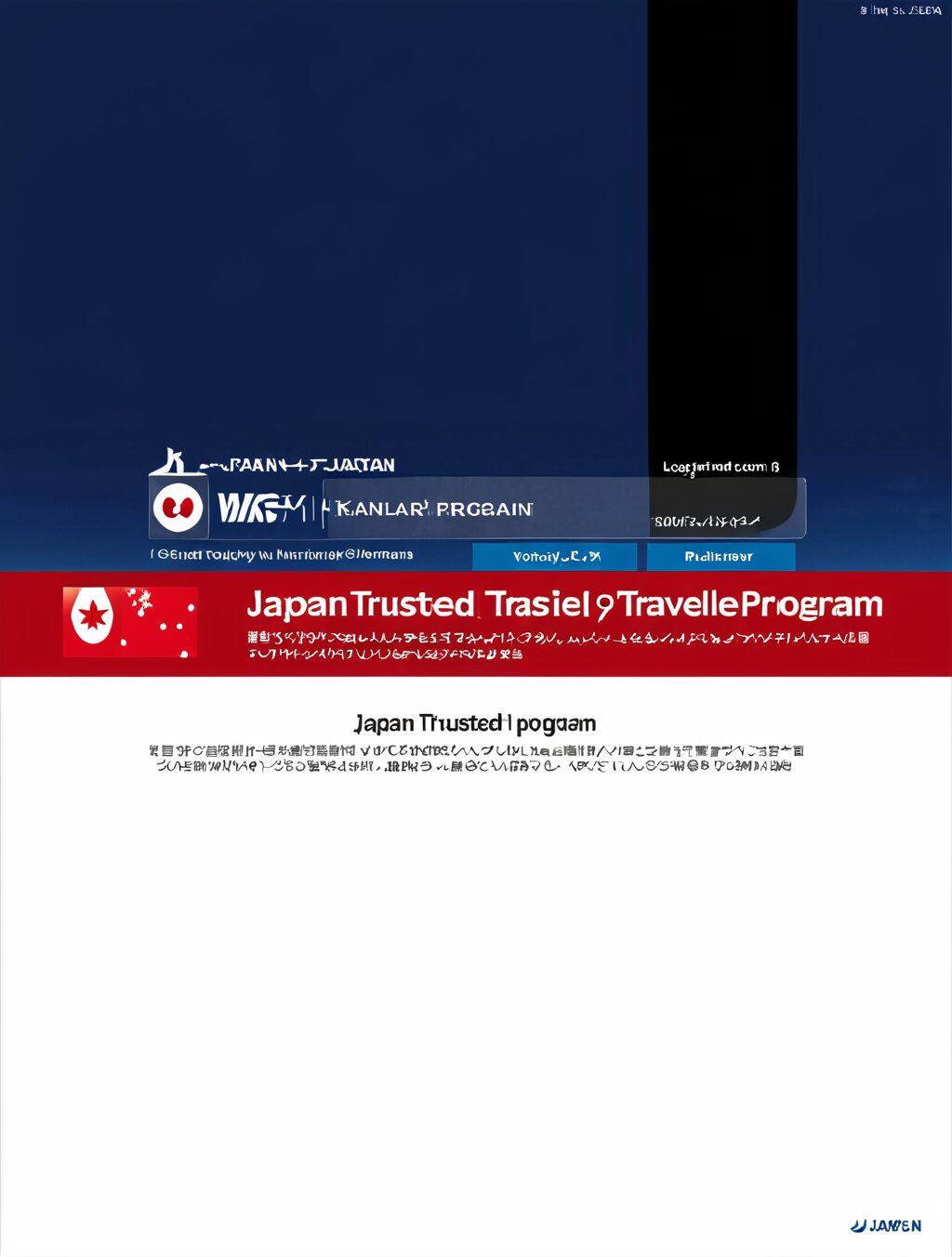 japan trusted traveler program login