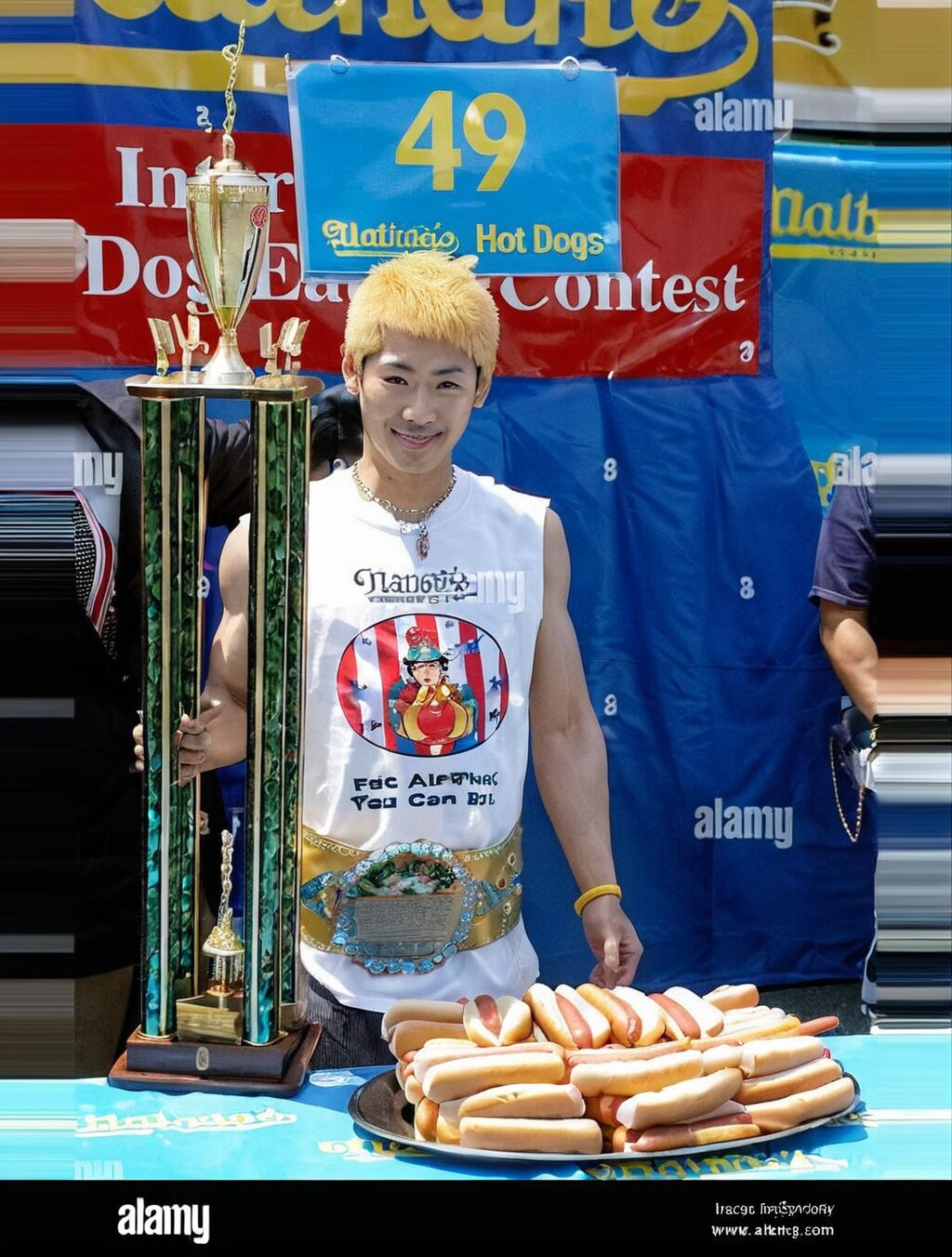 japanese hot dog eating champion