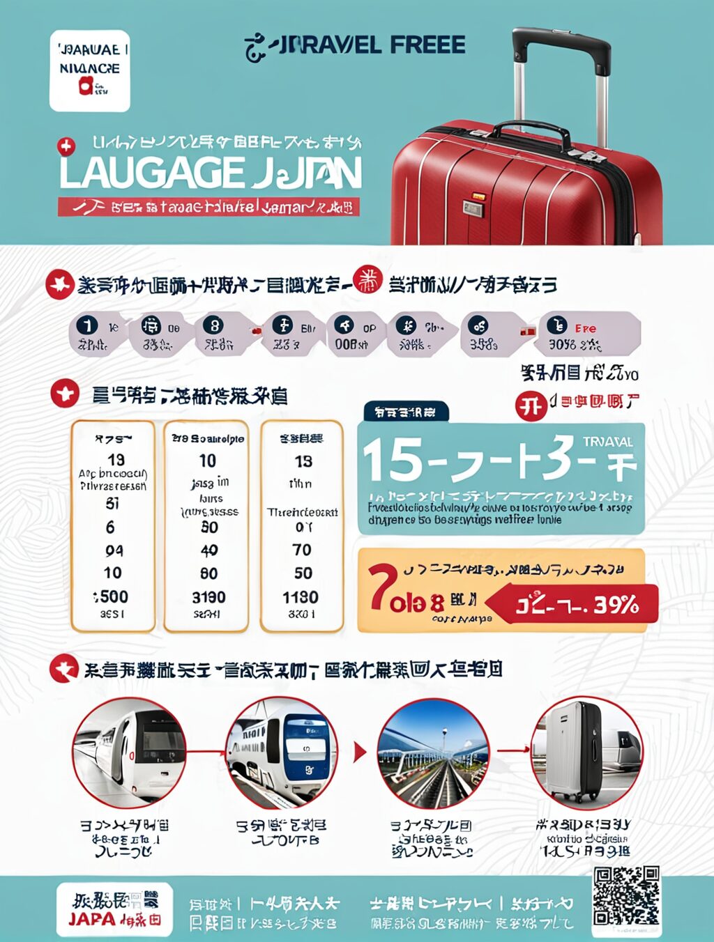 luggage free travel japan