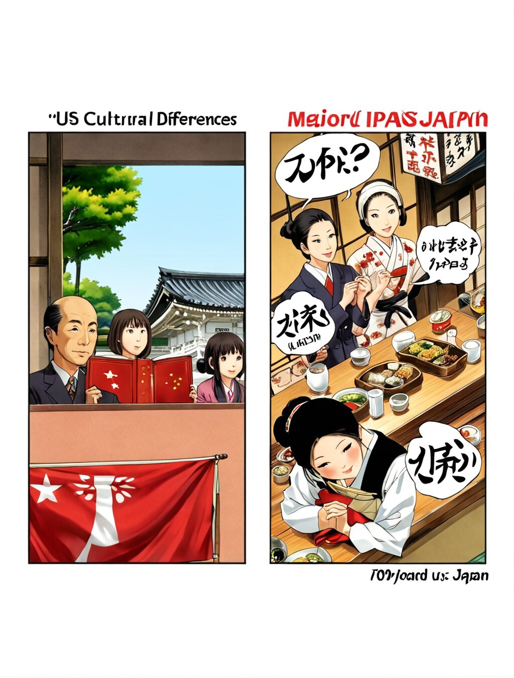 major cultural differences between us and japan