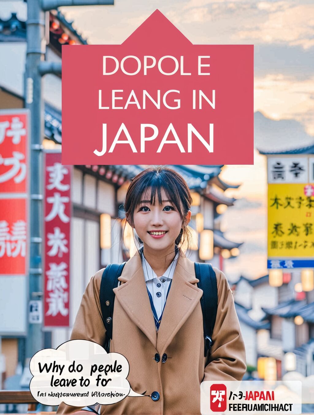 why do people leave/move to japan
