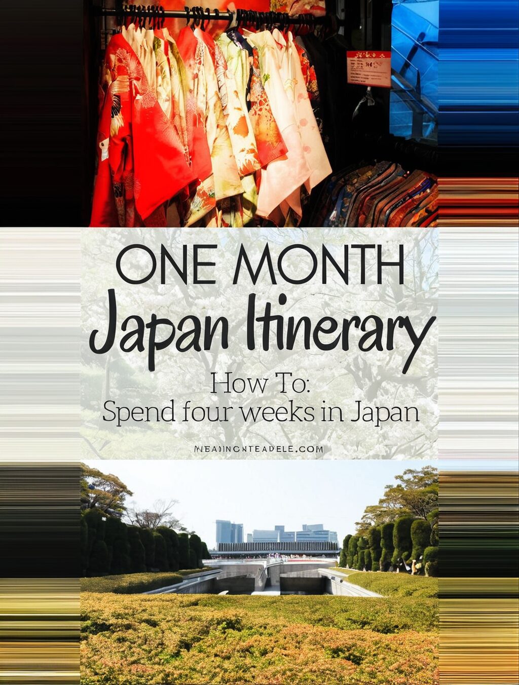 one month japan travel itinerary