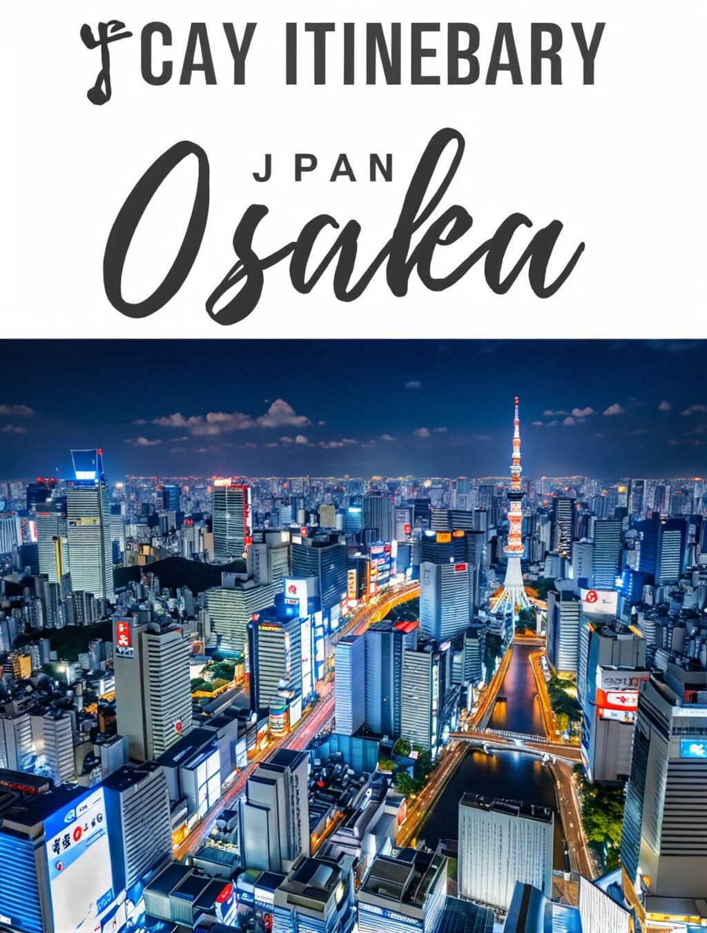 sample japan itinerary osaka