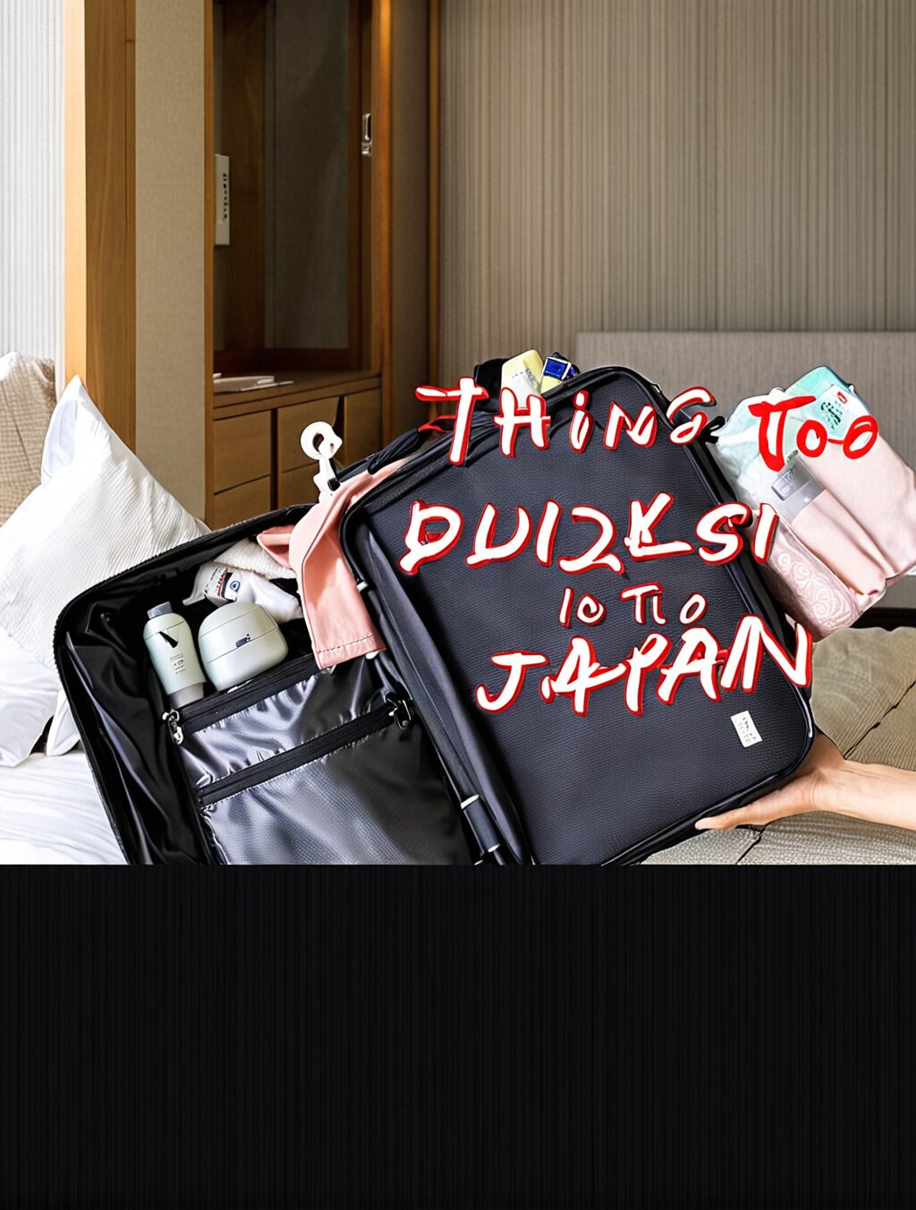 things to bring to japan trip