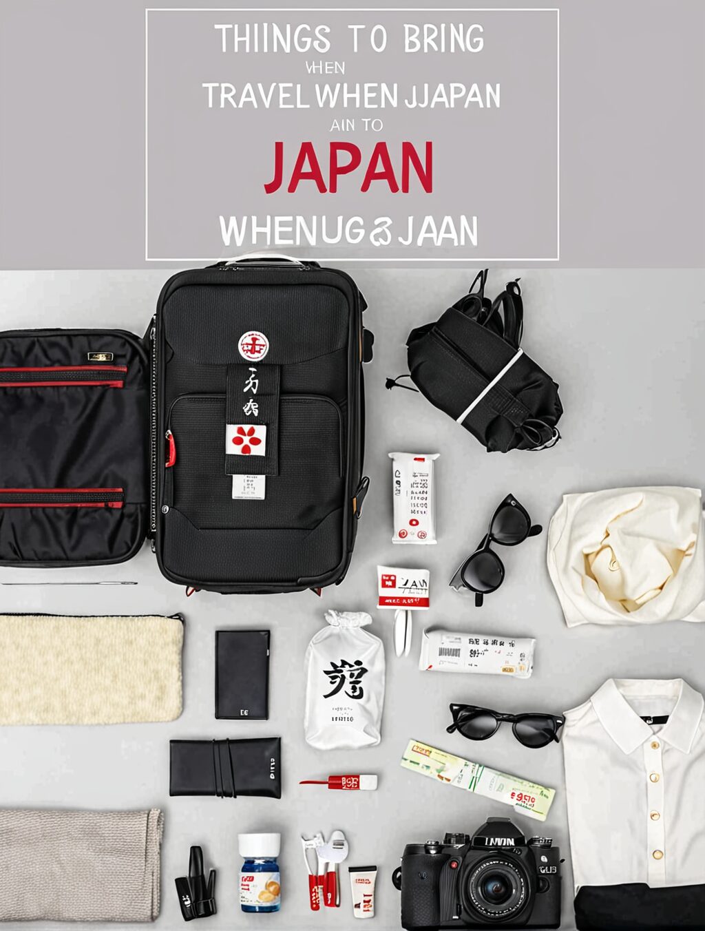 things to bring when traveling to japan