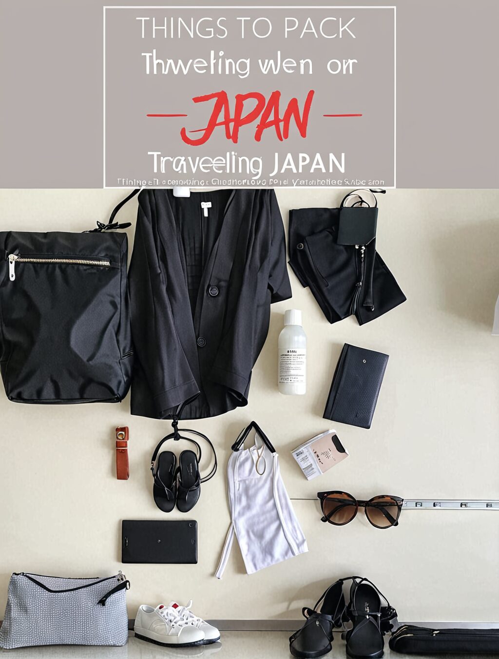 things to pack when traveling to japan