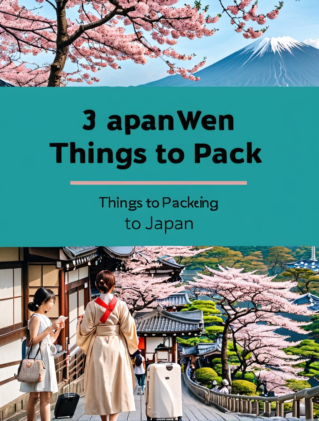 things to pack when traveling to japan