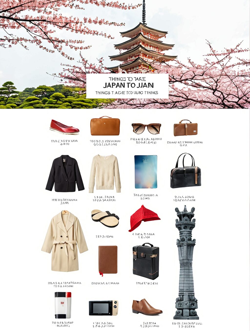 things to take to japan trip
