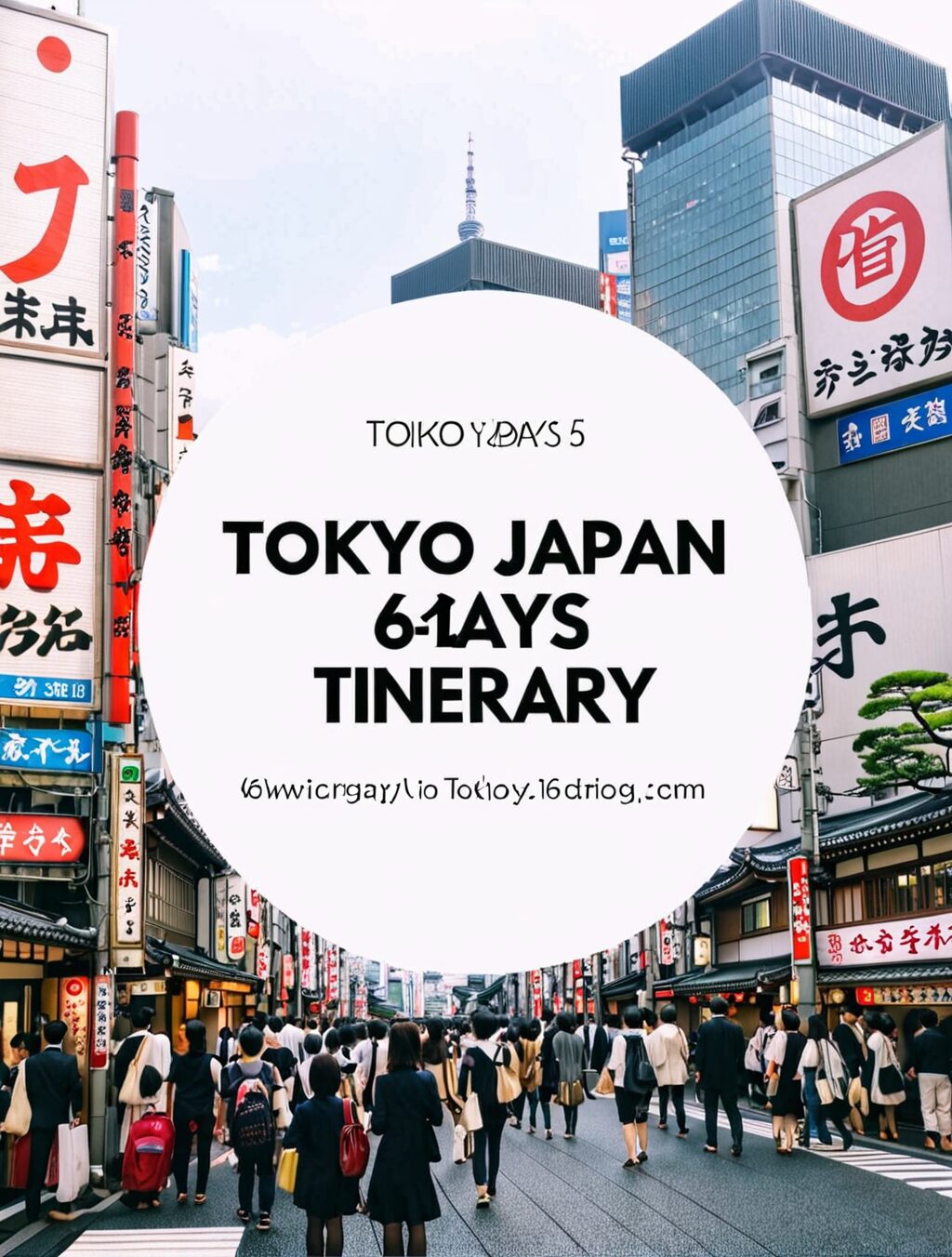 tokyo japan 6 days itinerary