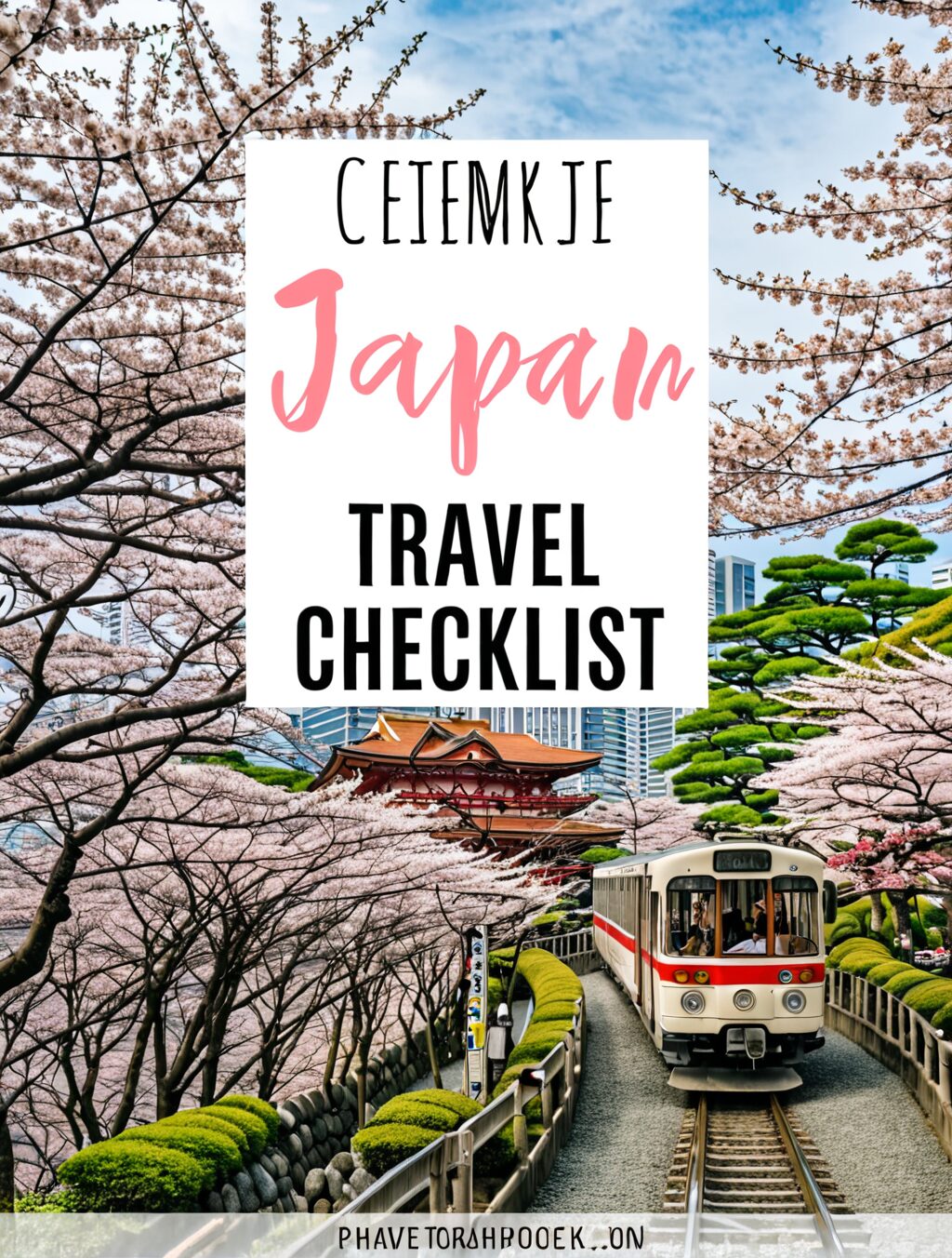 travel to japan checklist