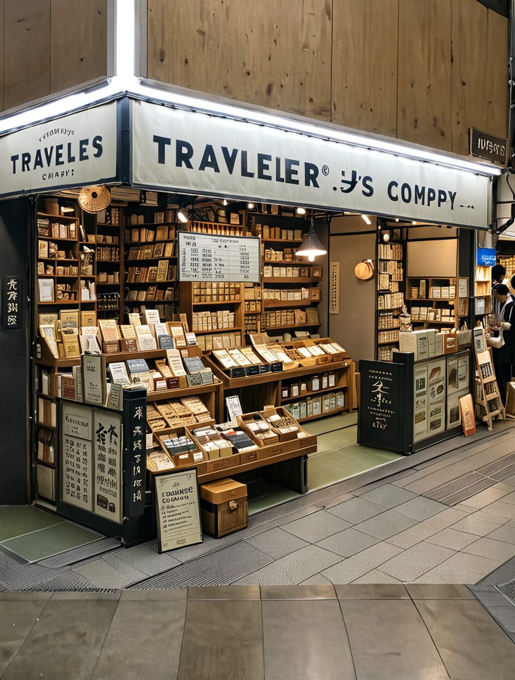 traveler's company shops japan