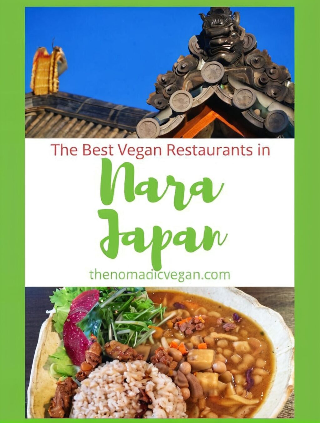 vegetarian food nara japan