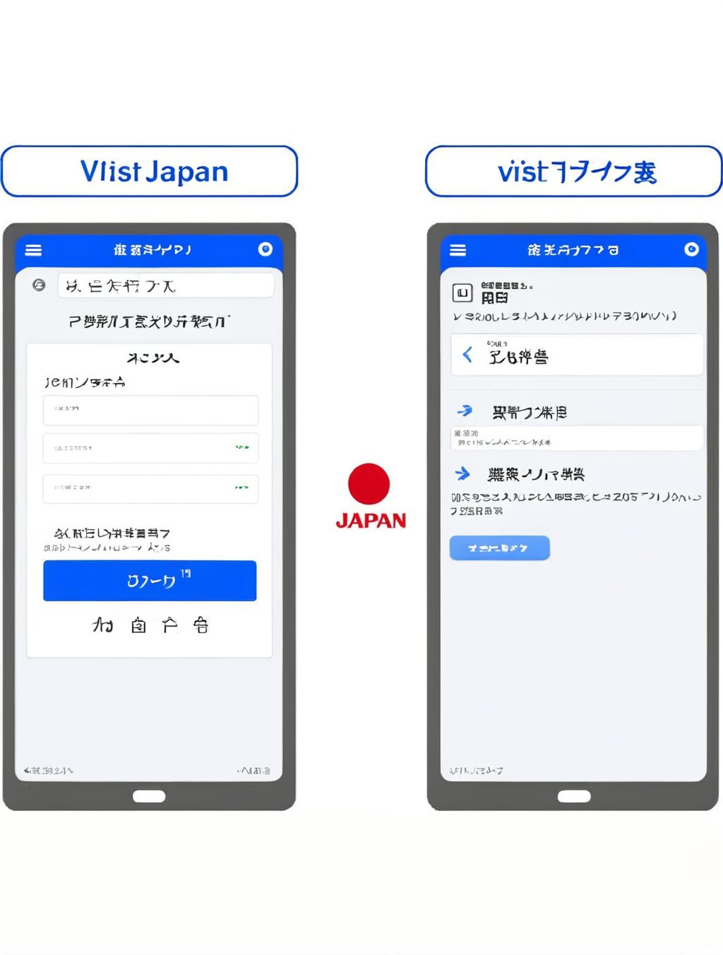 visit japan web アプリない