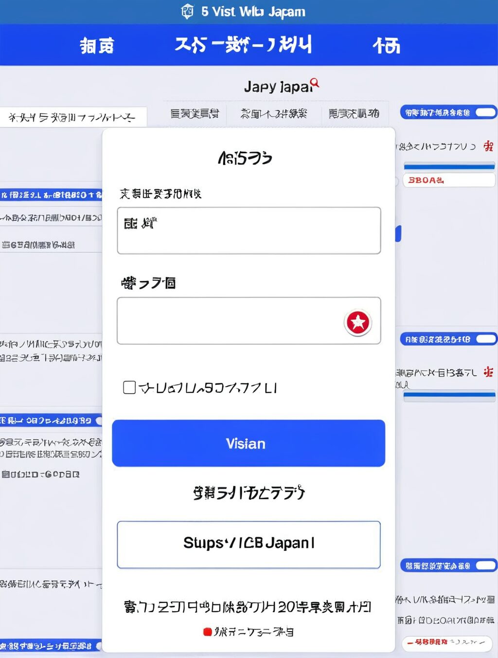 visit japan web 登録方法 子供
