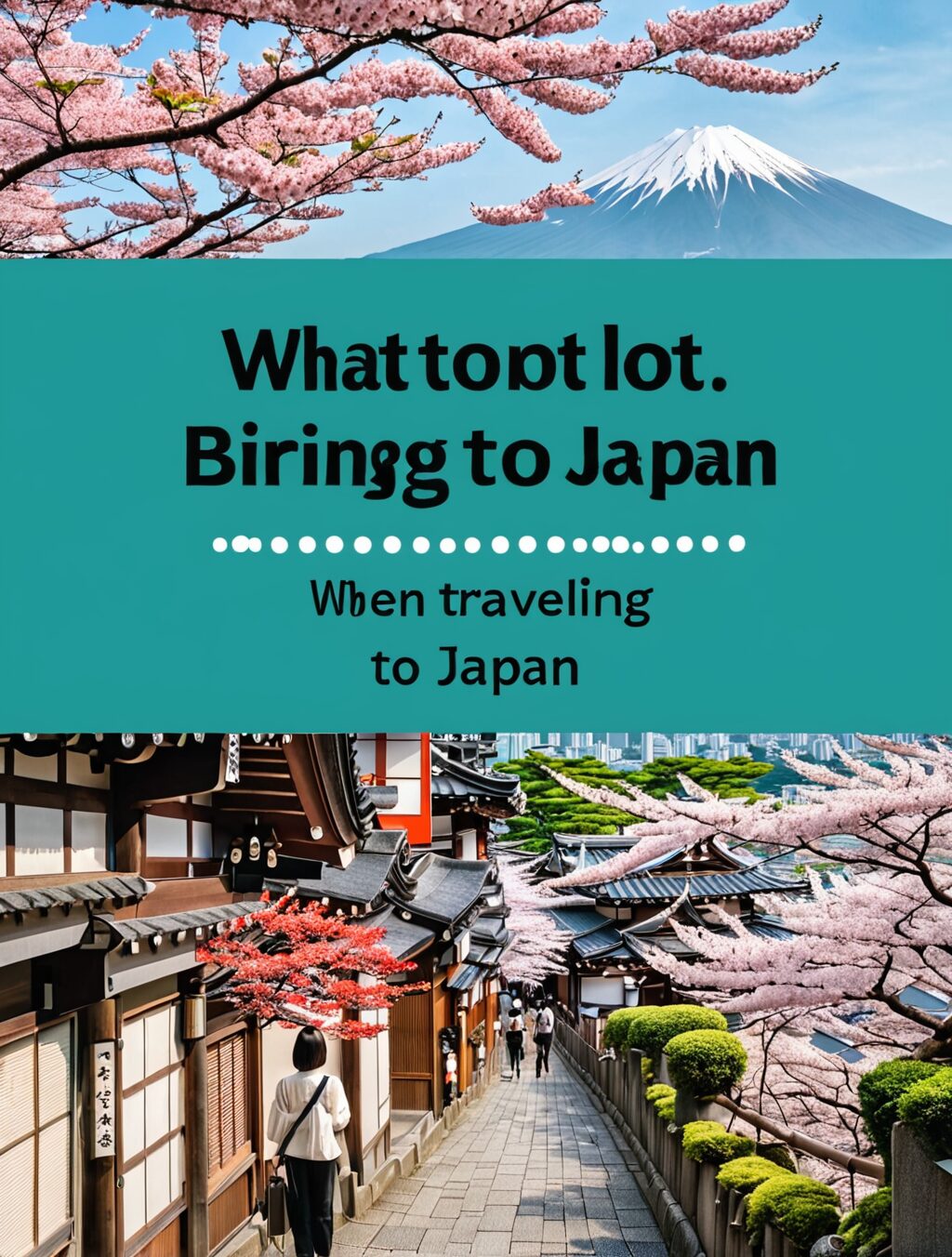what not to bring when traveling to japan
