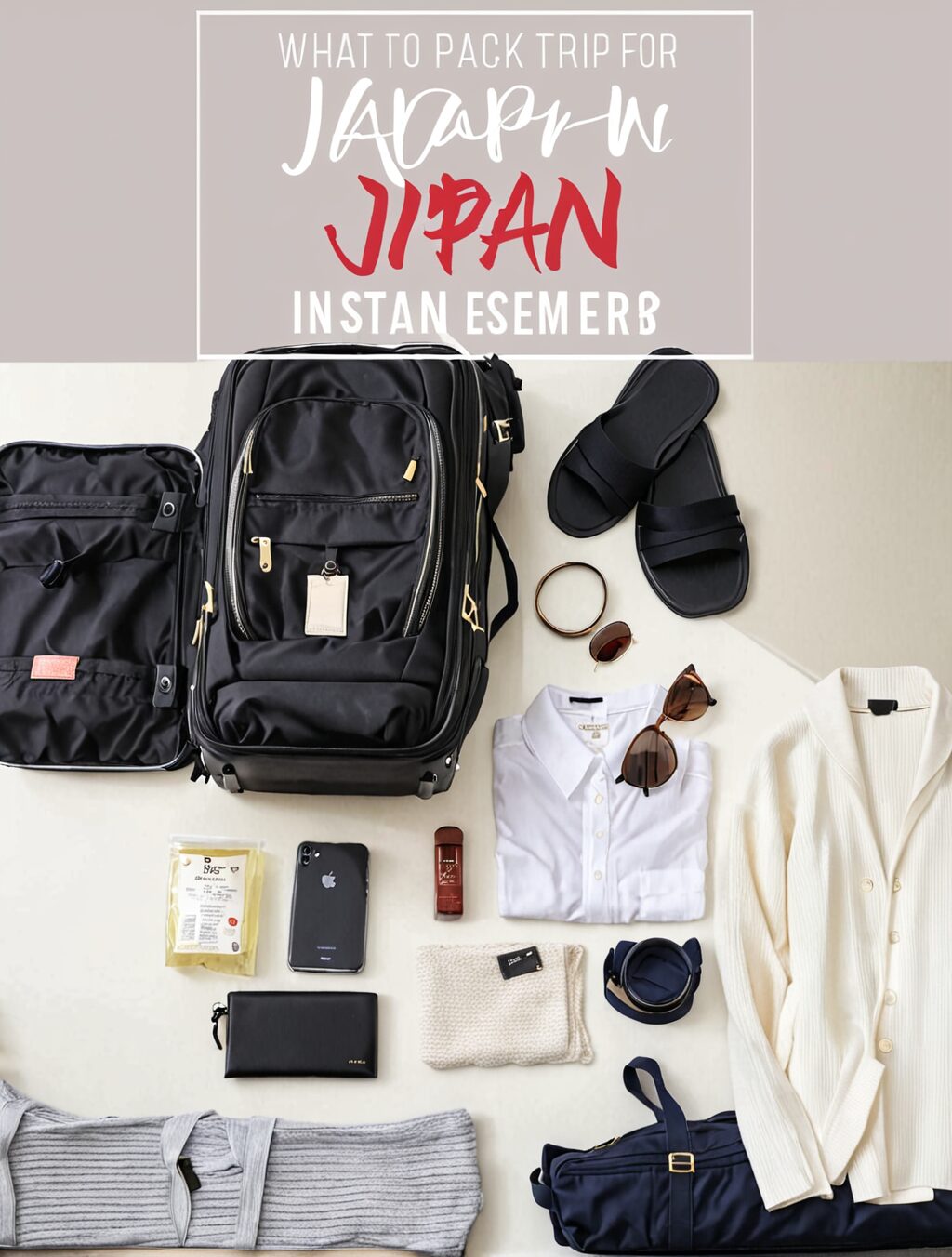 what to pack for a trip to japan in september