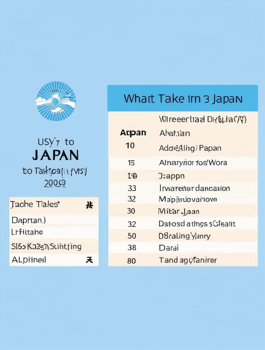 what to take to japan trip
