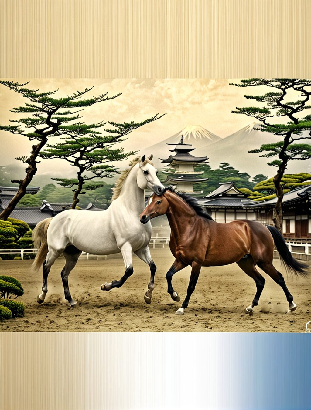 when did japanese get horses