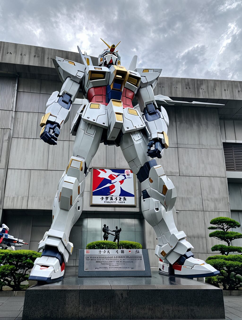 where are the gundam statues in japan