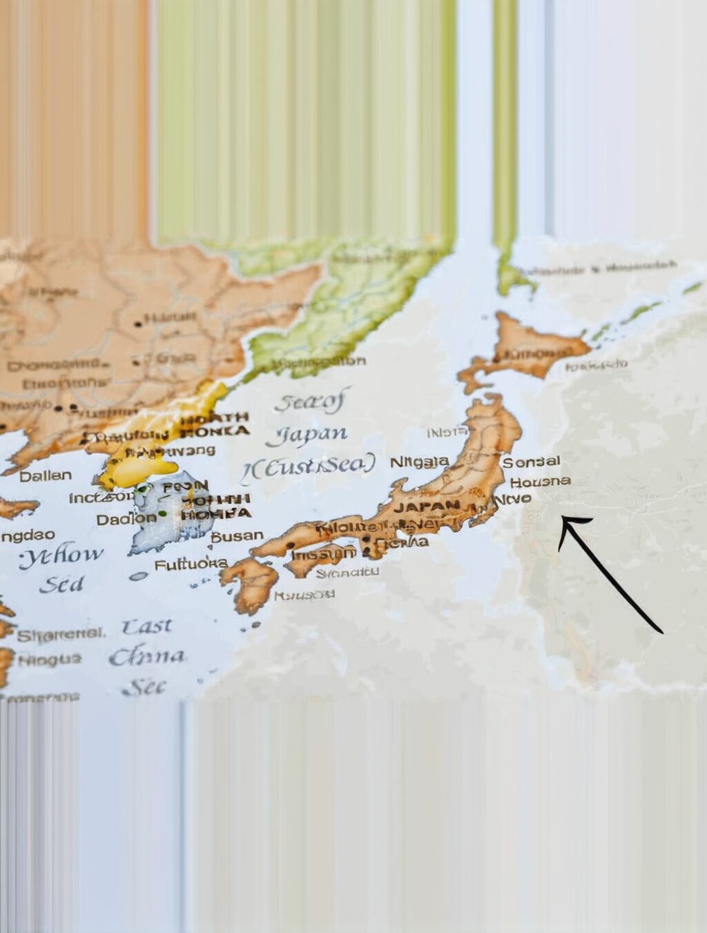 where is honshu on the map of japan