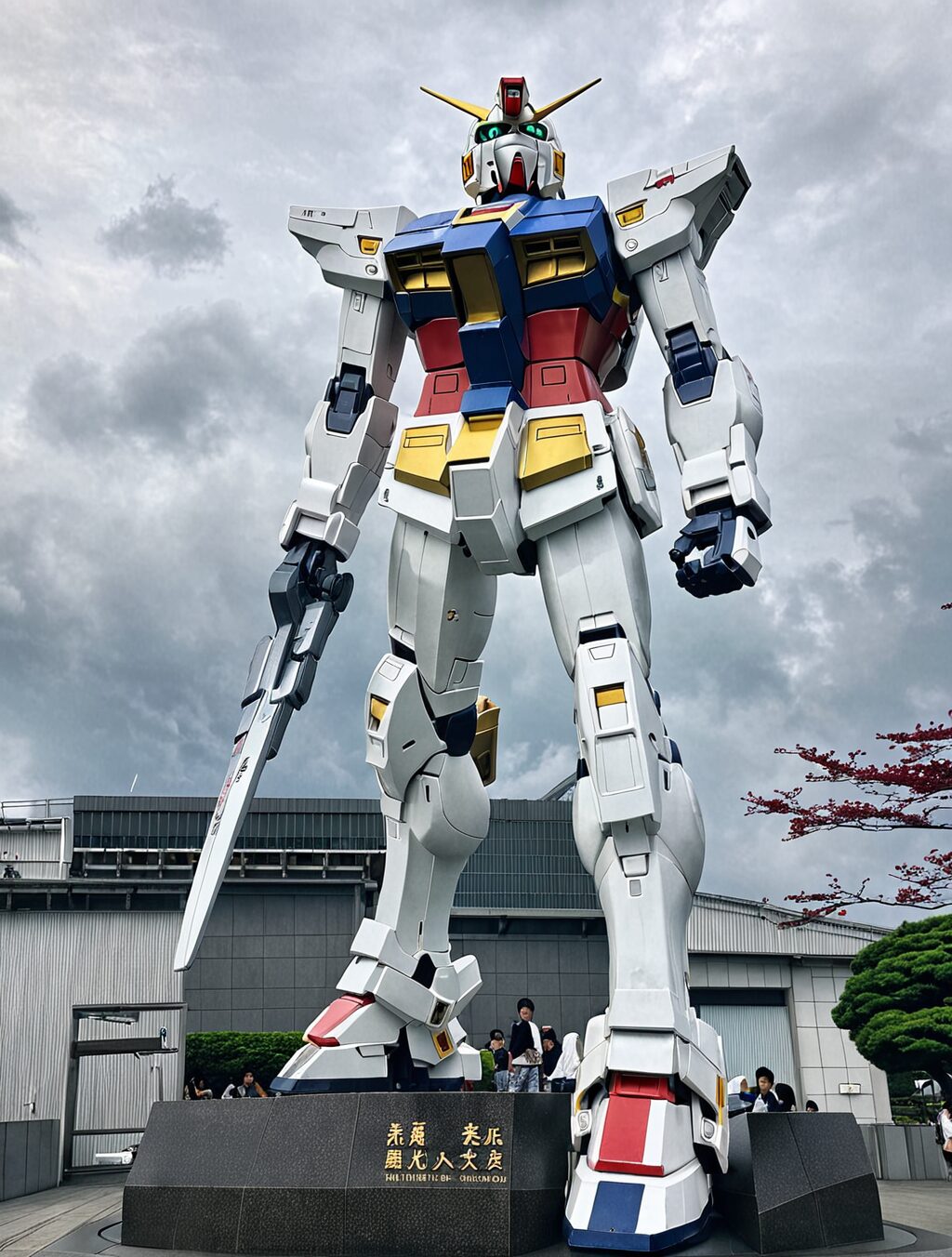 where is the gundam statue in japan