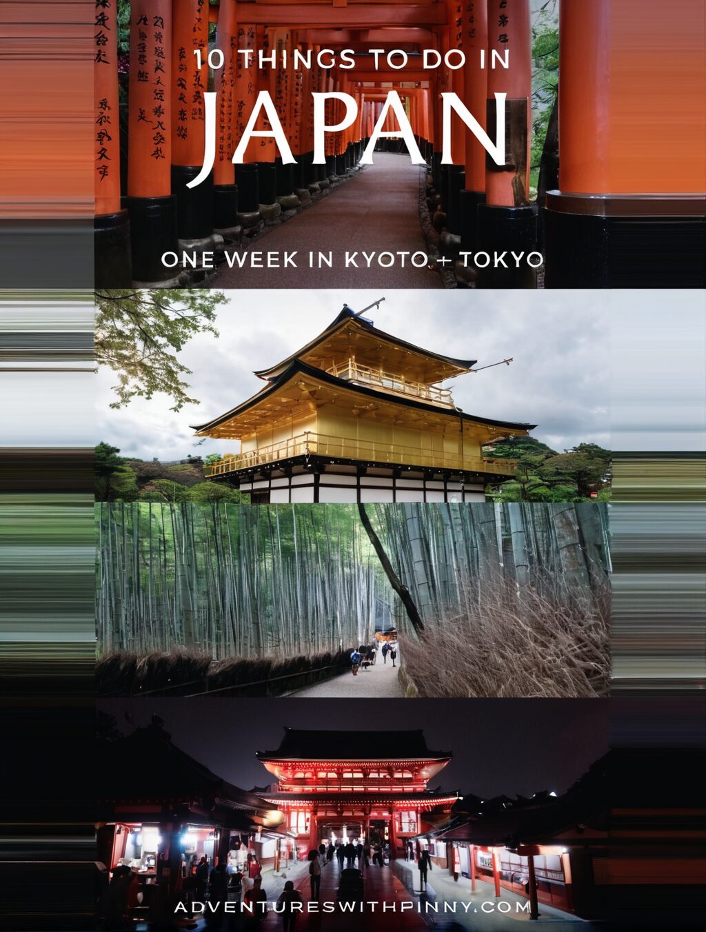 where to go in japan for 1 week