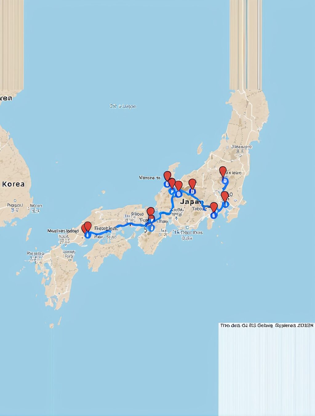 where to go in japan for two weeks