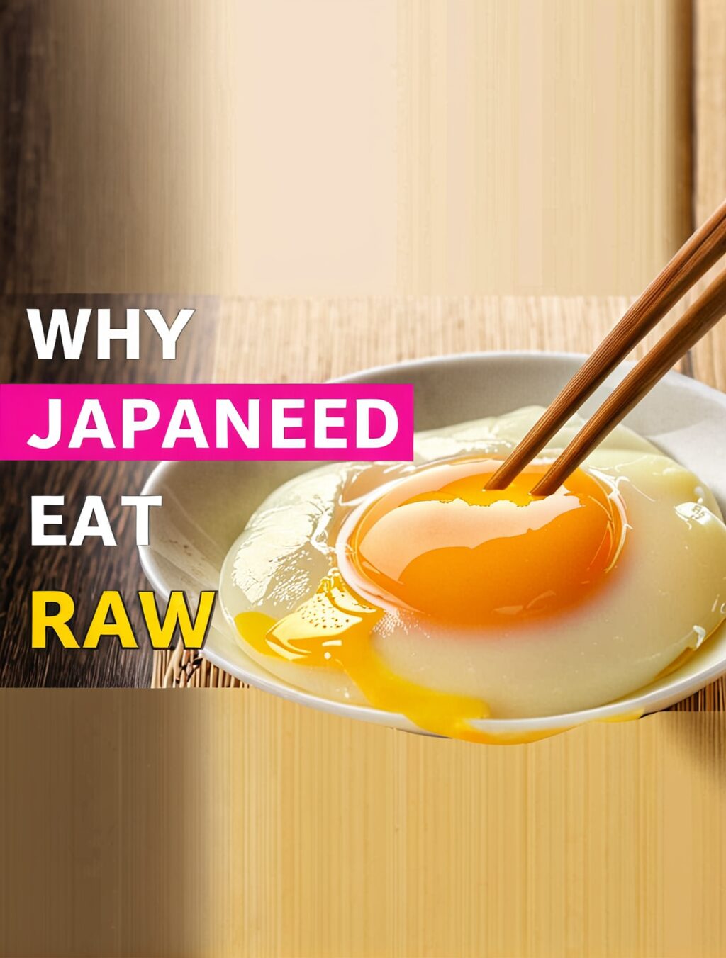 why can you eat raw eggs in japan