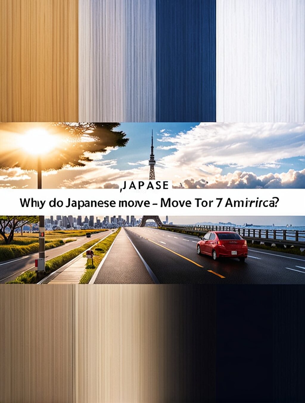 why do japanese people move to america
