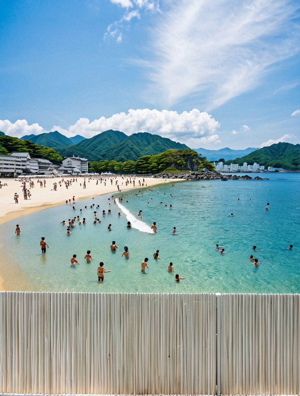 why japan has no swimmable beaches