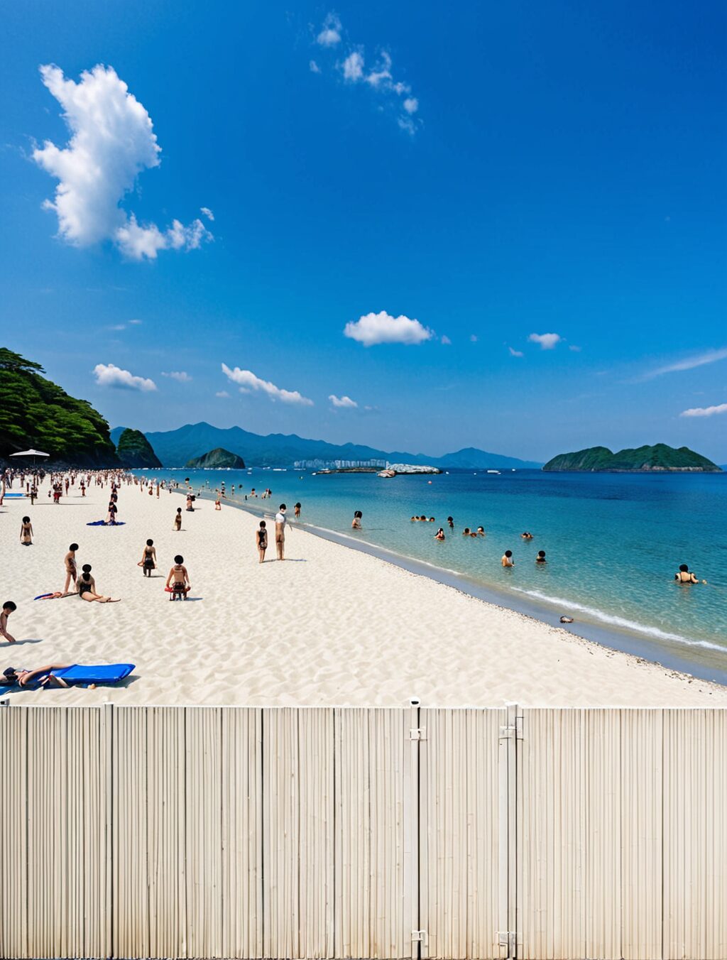 why japan has no swimmable beaches