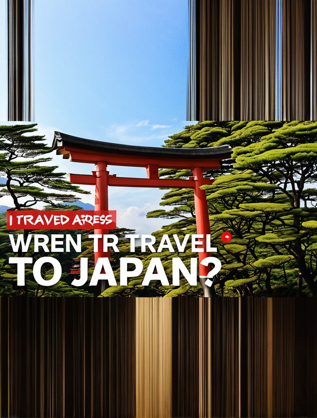 「i traveled across japan for free」