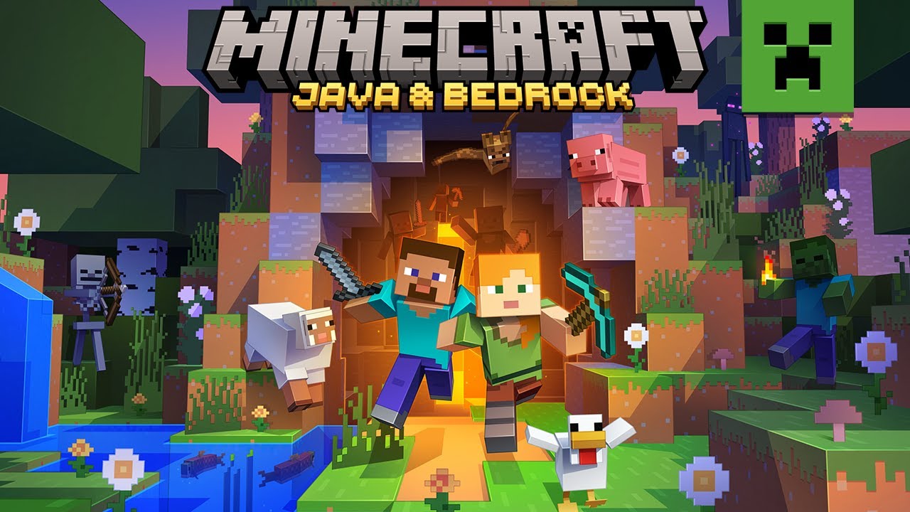 Официальный трейлер Minecraft: Java & Bedrock Edition - Official ...