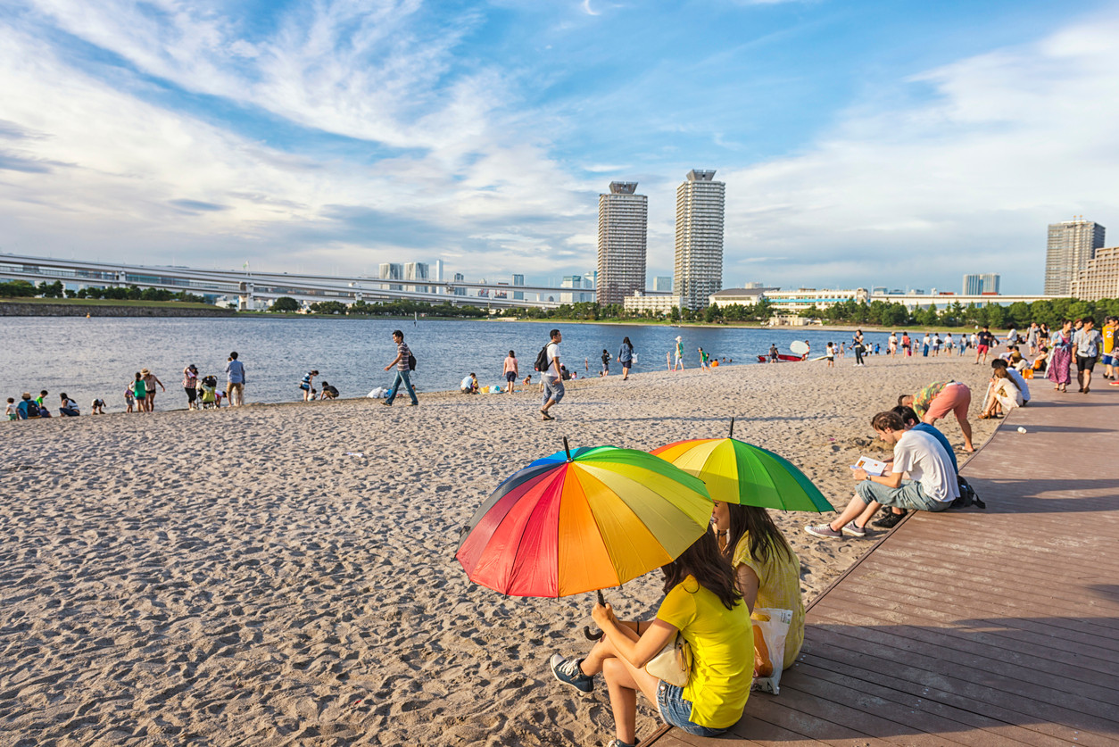 Odaiba Beach (Map, Images and Tips) | Seeker