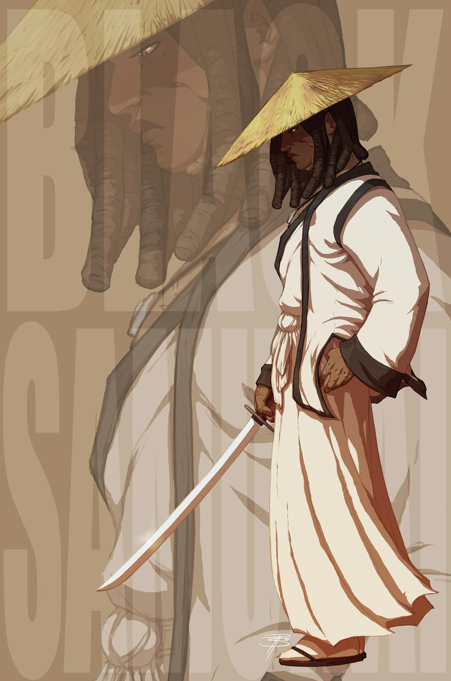 Black Samurai Art