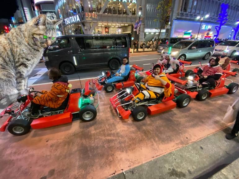 mario kart in tokyo japan