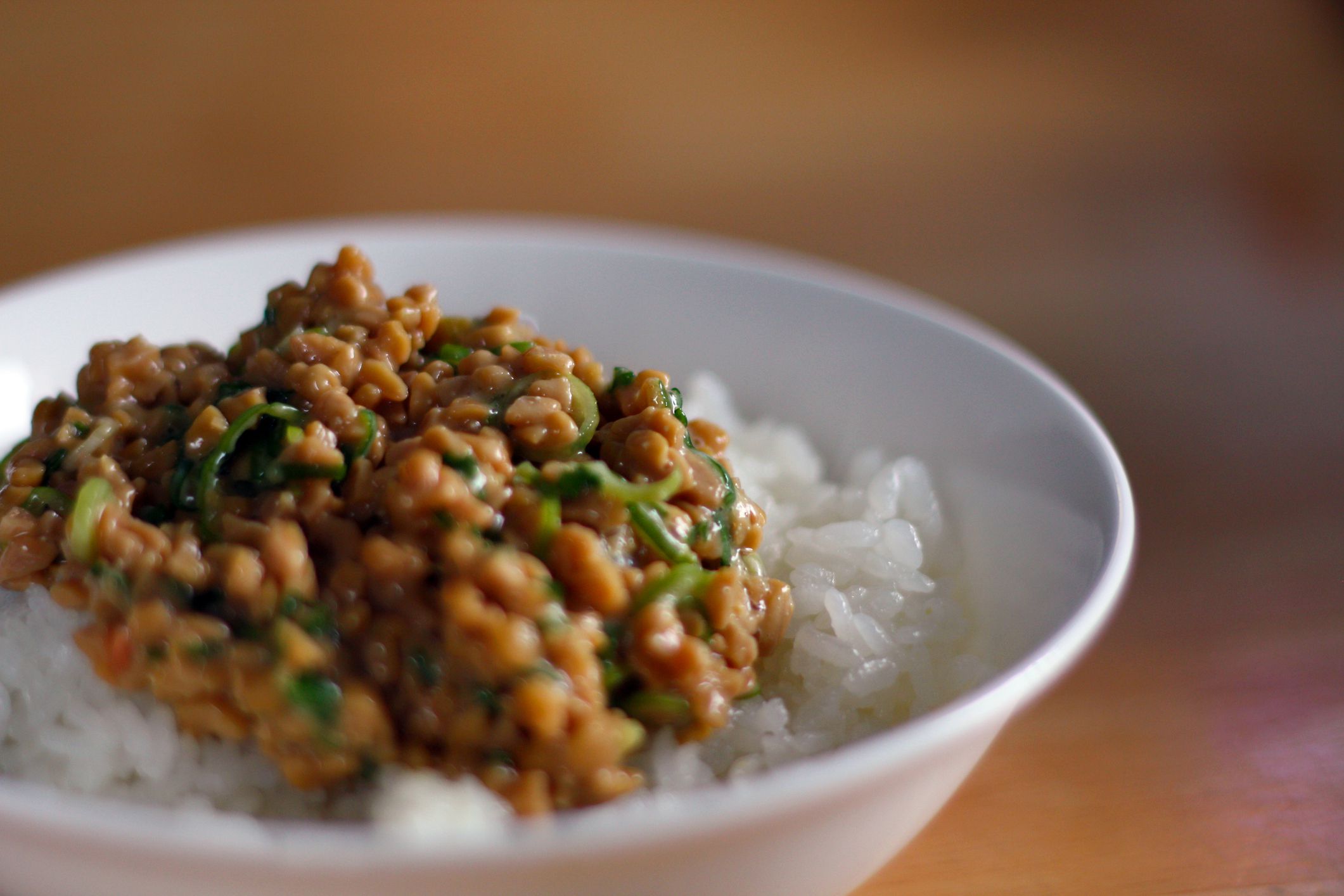 Natto (Japanese Fermented Soybeans) With Rice Recipe