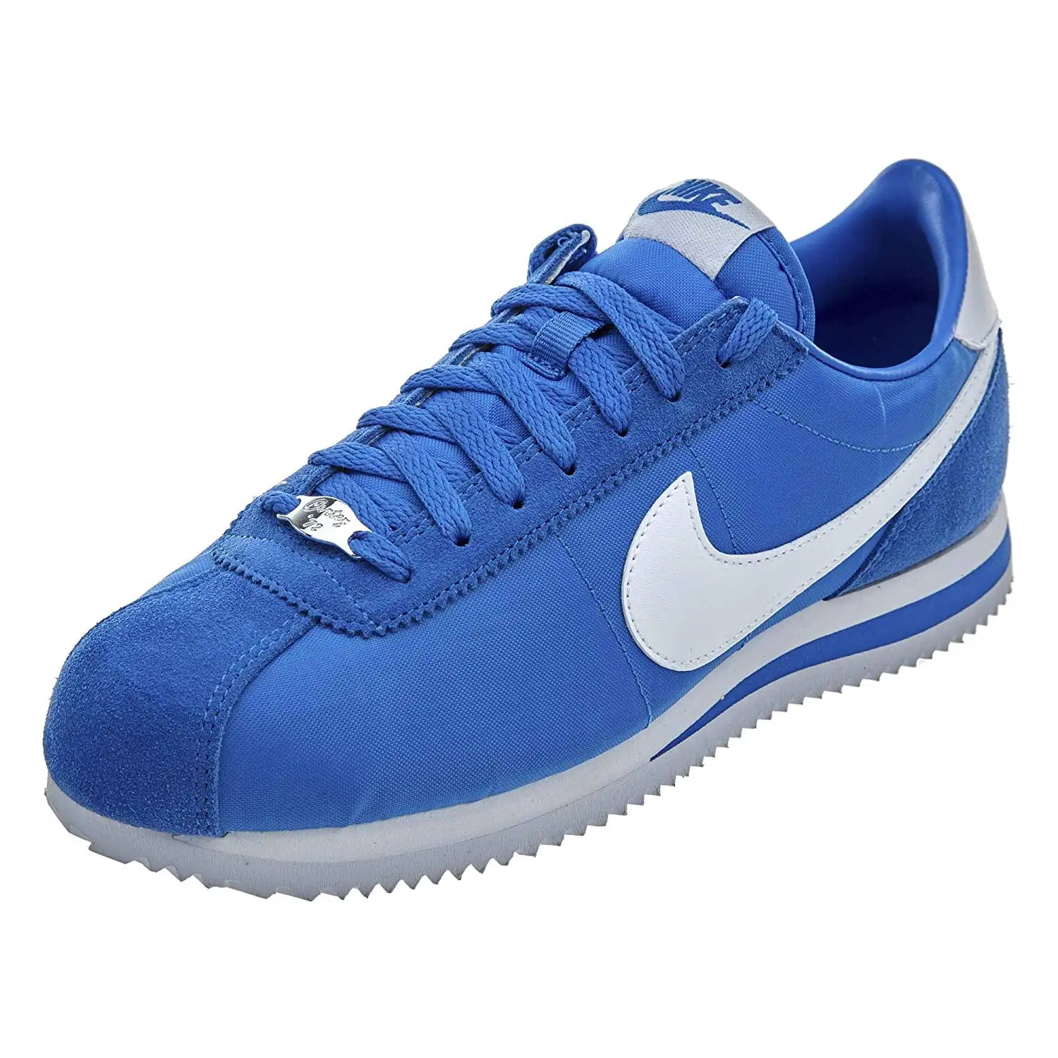 Nike - Nike Cortez Basic Nylon Mens Shoes Signal Blue/White 819720-402 ...