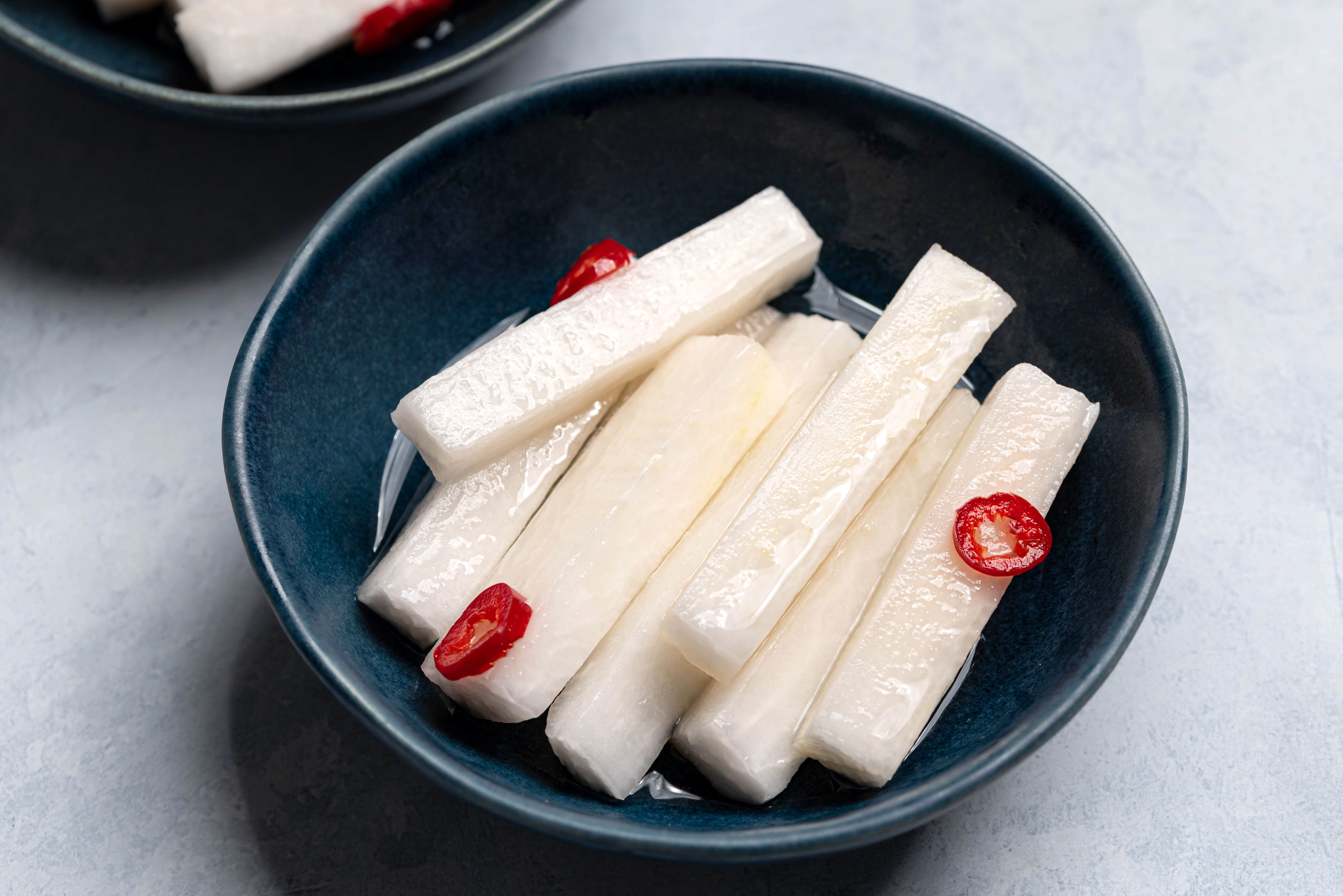 Spicy Japanese Pickled Daikon Tsukemono Recipe