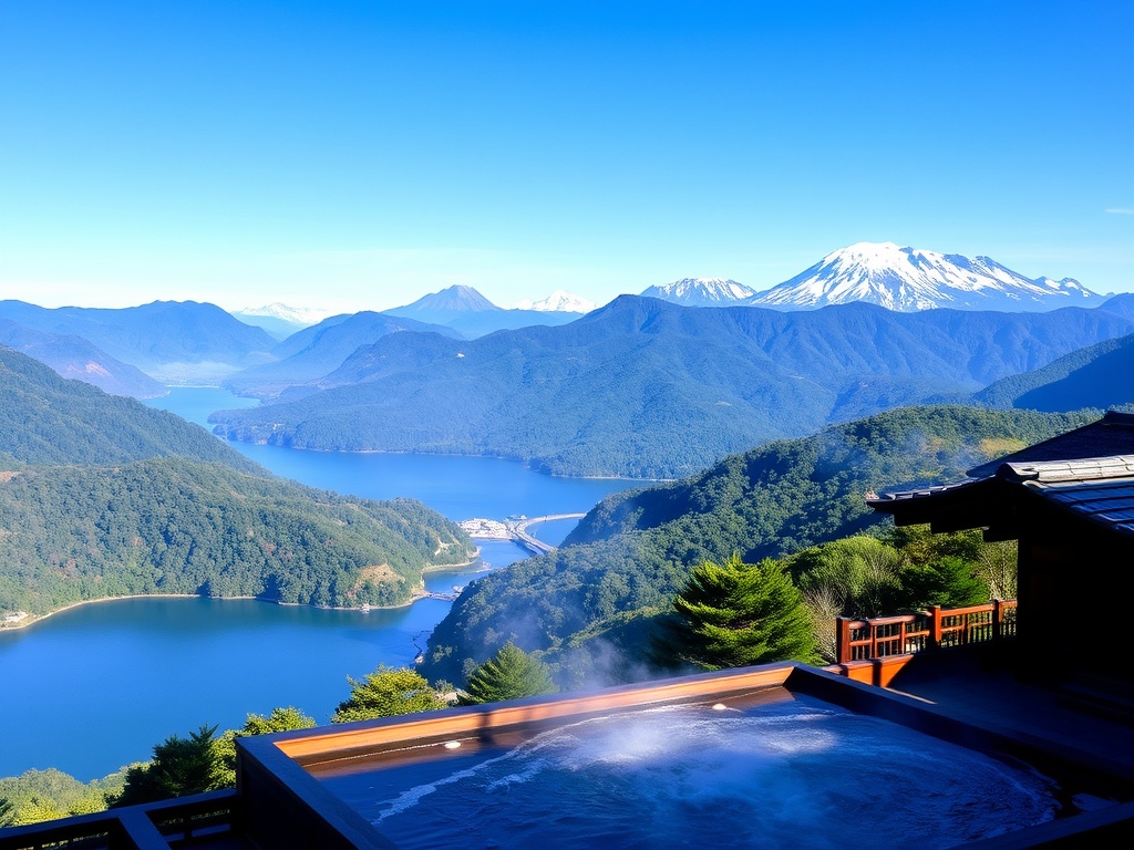 The Majestic Mountains of Hakone: A Day of Serenity and Hot Springs