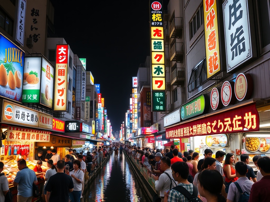 Nighttime Nibbles: Exploring Dotonbori's Vibrant Evening Eats