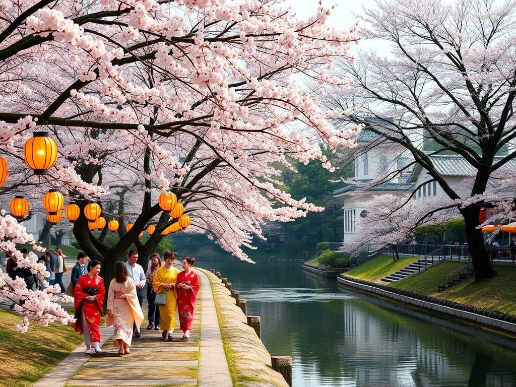 Cherry Blossoms and Festivals: Capturing Japan's Spring Magic