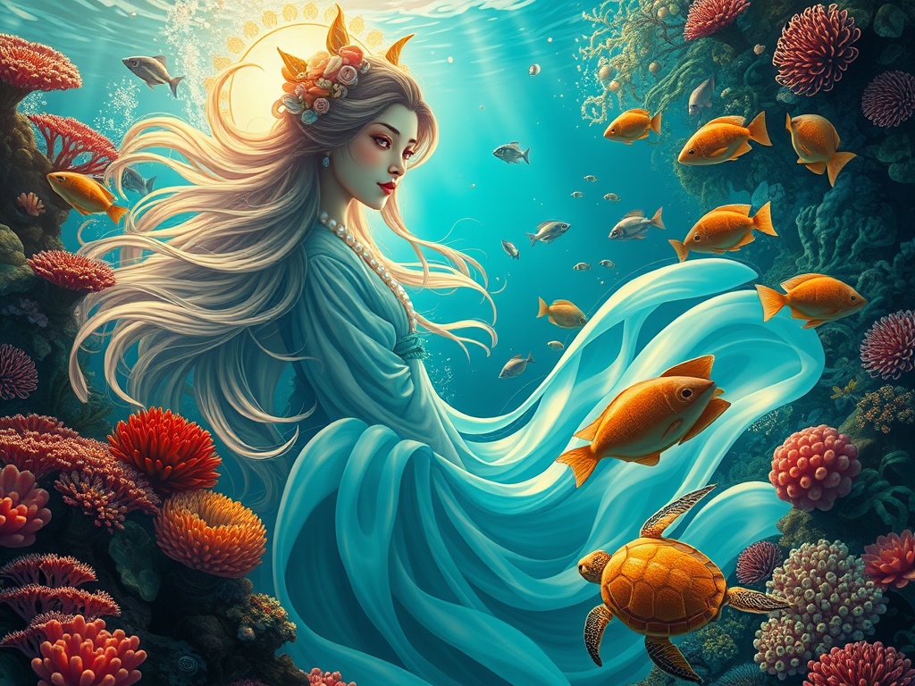 Dive into the Mystical Realms: Unveiling Japanese Sea Goddesses