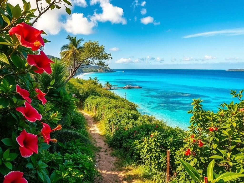 Okinawa's Enchanted Isles: Tropical Paths and Ocean Views