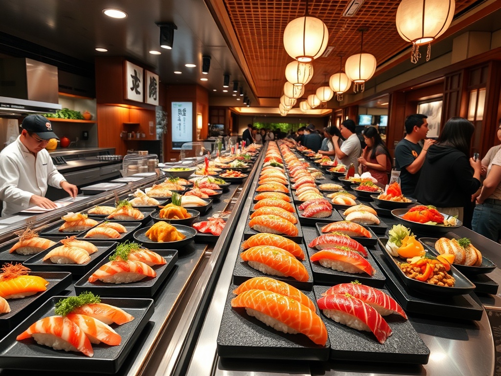 Conveyor Belt Feasts: The Art of Sushi in Osaka