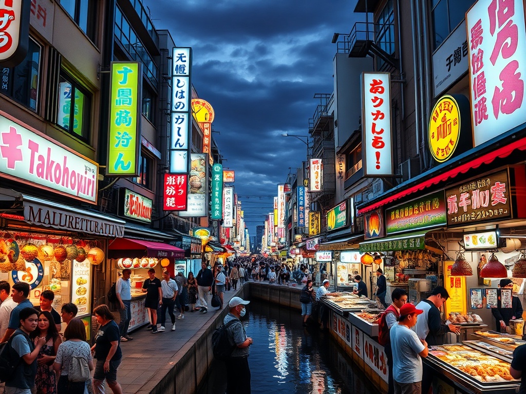 Savoring the Street: Dōtonbori's Dynamic Delights