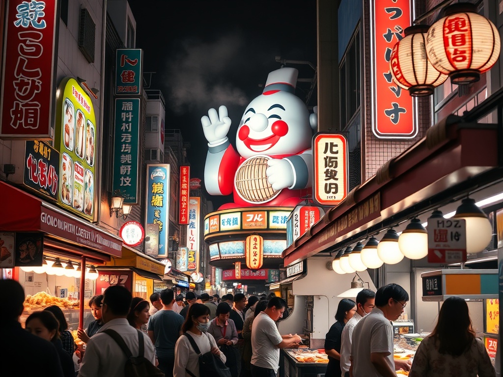 Dotonbori Delights: Savoring Osaka's Iconic Street Food