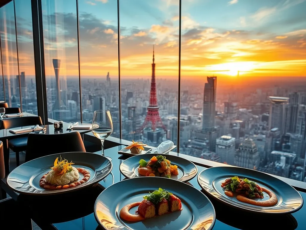 Gastronomic Heights: Signature Dishes with a View at Shibuya Sky