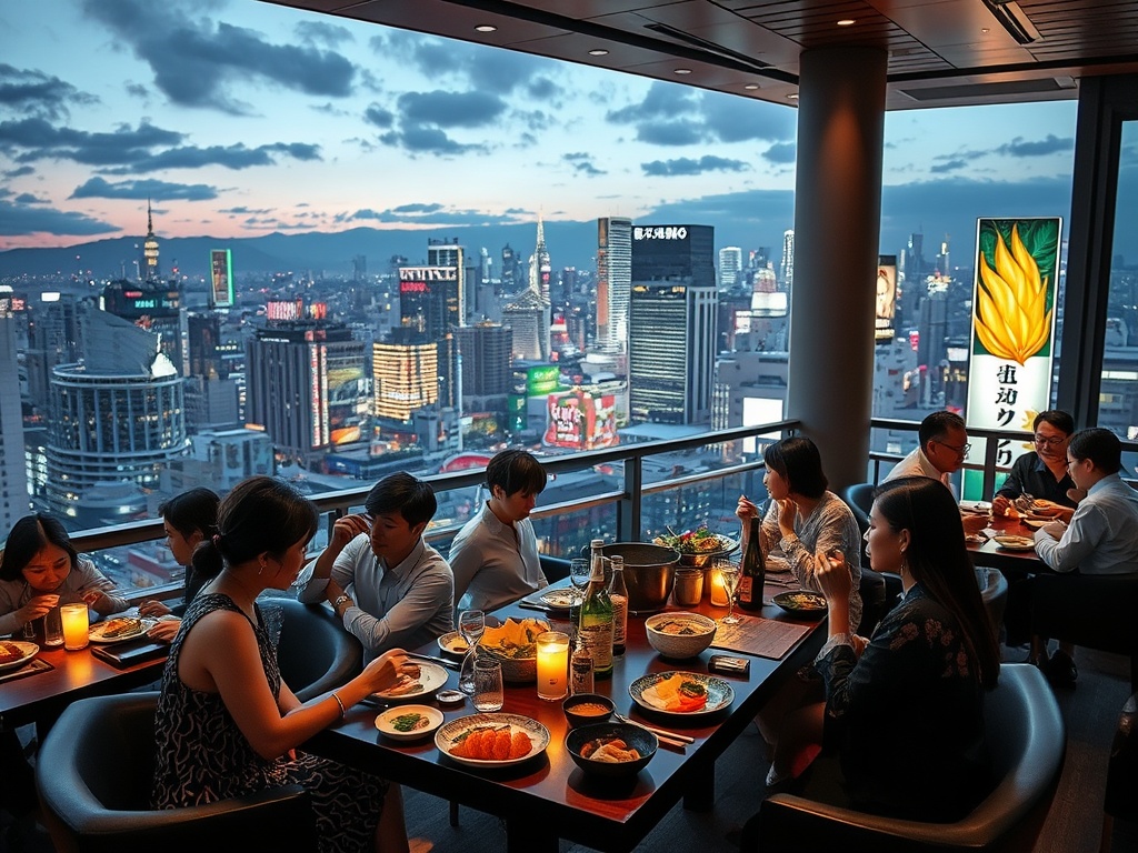 Gastronomic Adventure: Savoring the Unique Tastes of Shibuya's Skyline