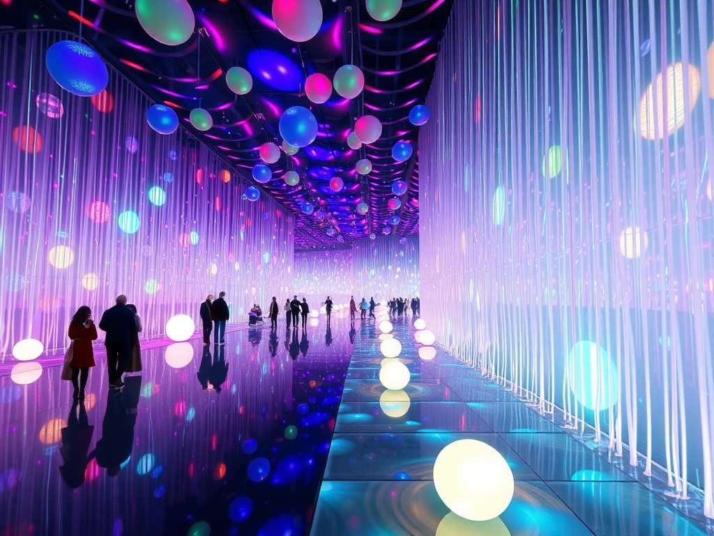 A Symphony of Lights: Exploring TeamLab's Immersive Art Installations